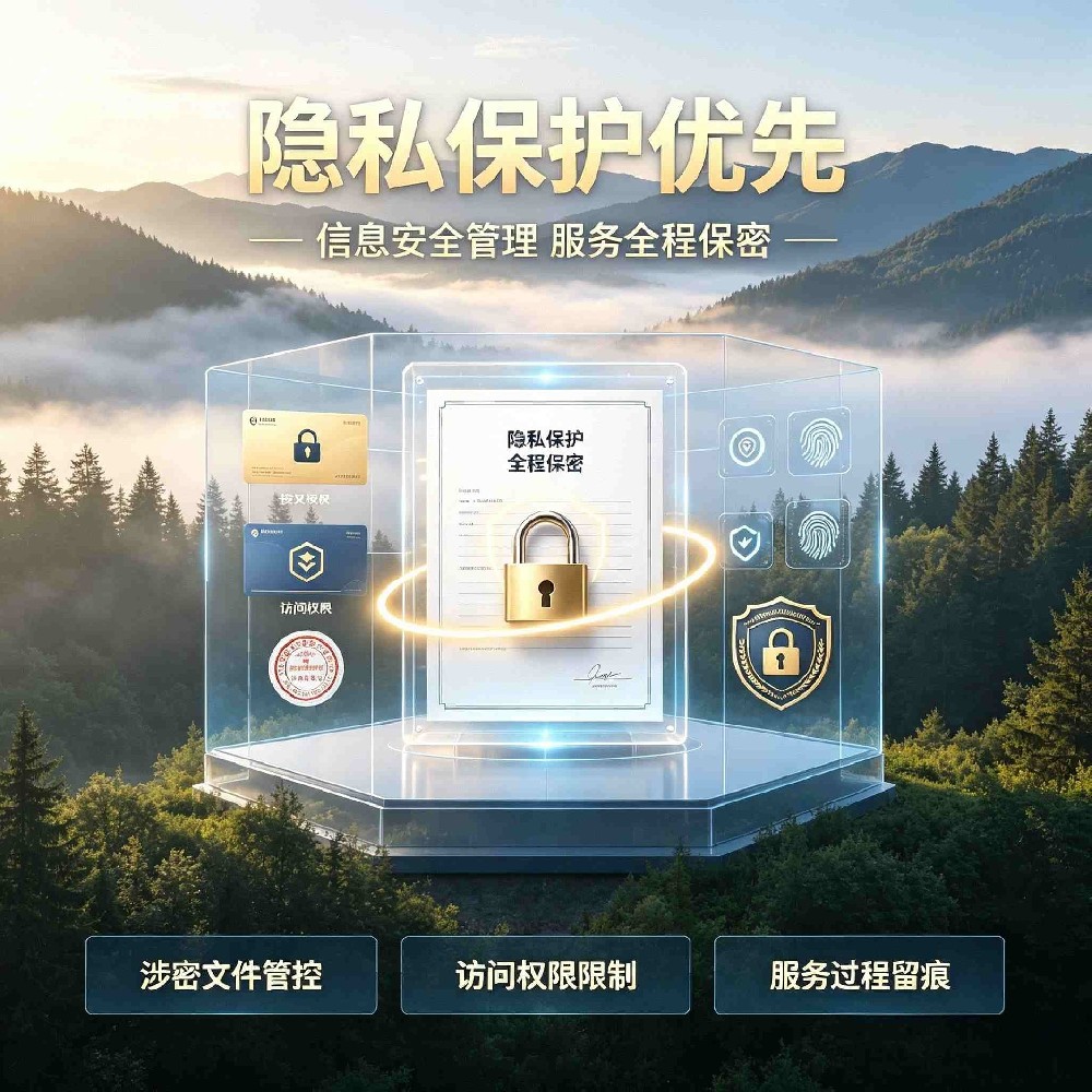 隐私保护优先，全程保密